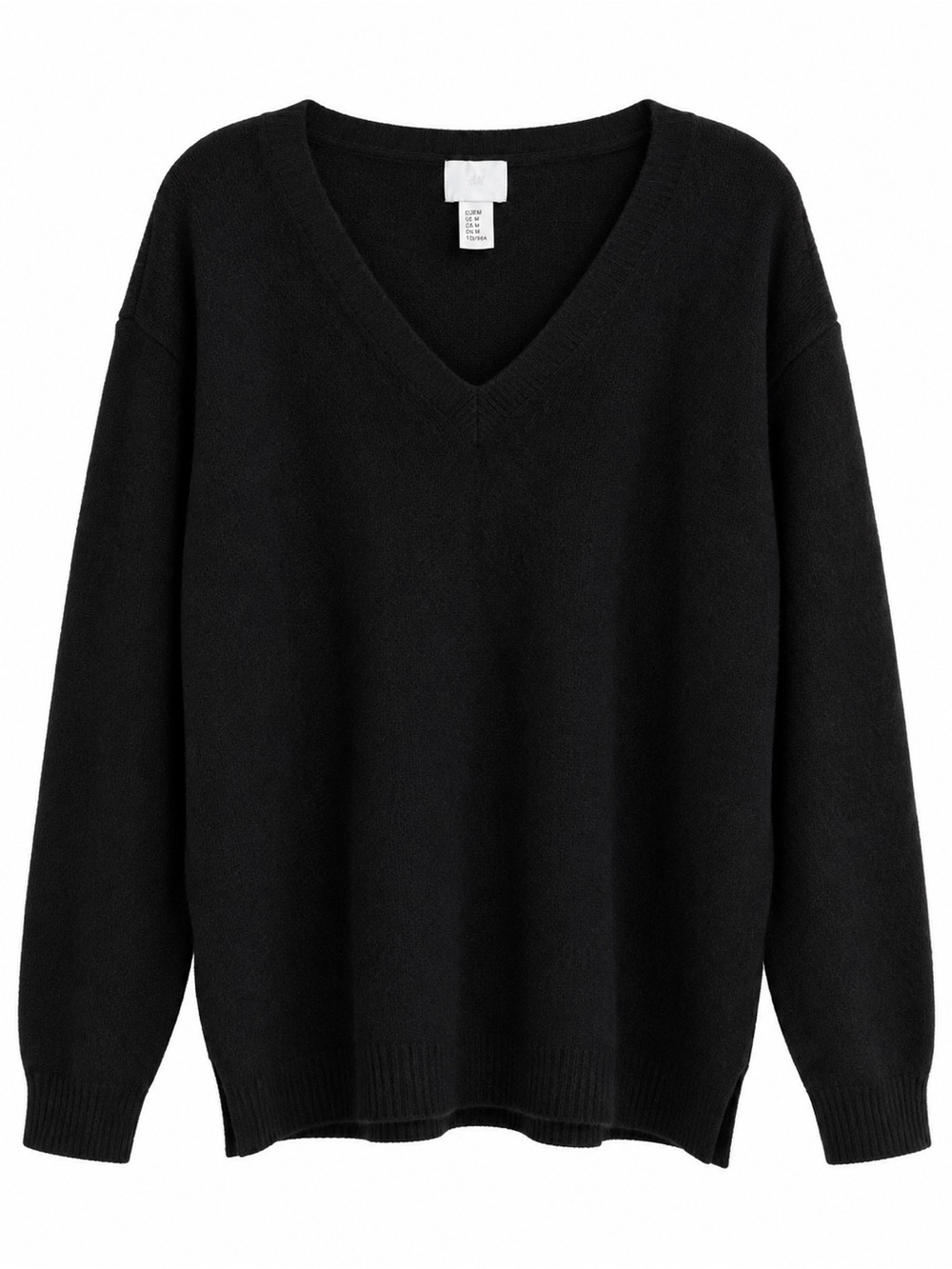 H&M Black V-Neck Sweater